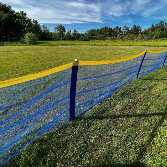 In-Ground Grand Slam Fencing with Pocket Attachments