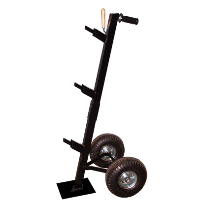 Black Jaypro Professional Base Caddy with two wheels and a ground sleeve cleaning tool