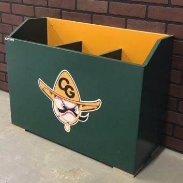 Kodiak Dugout Bat Storage | Includes Team Logo