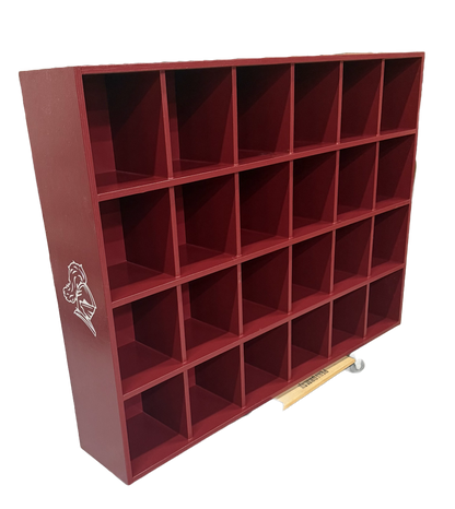 24 Helmet Cubby Rack