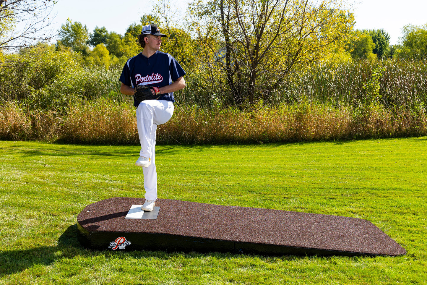 Oversized Two-Piece Practice Mound Brown