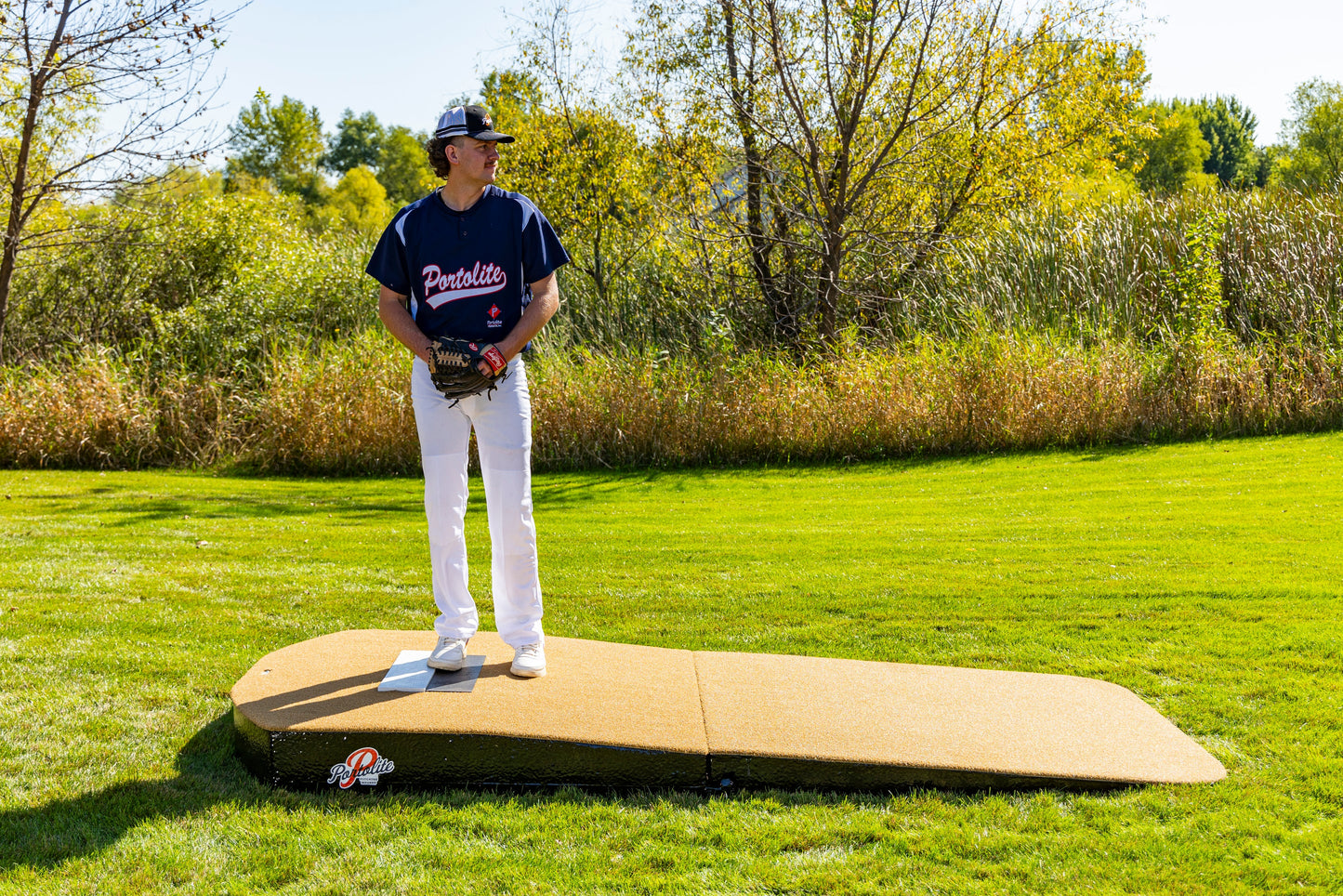 Oversized Two-Piece Practice Mound Tan