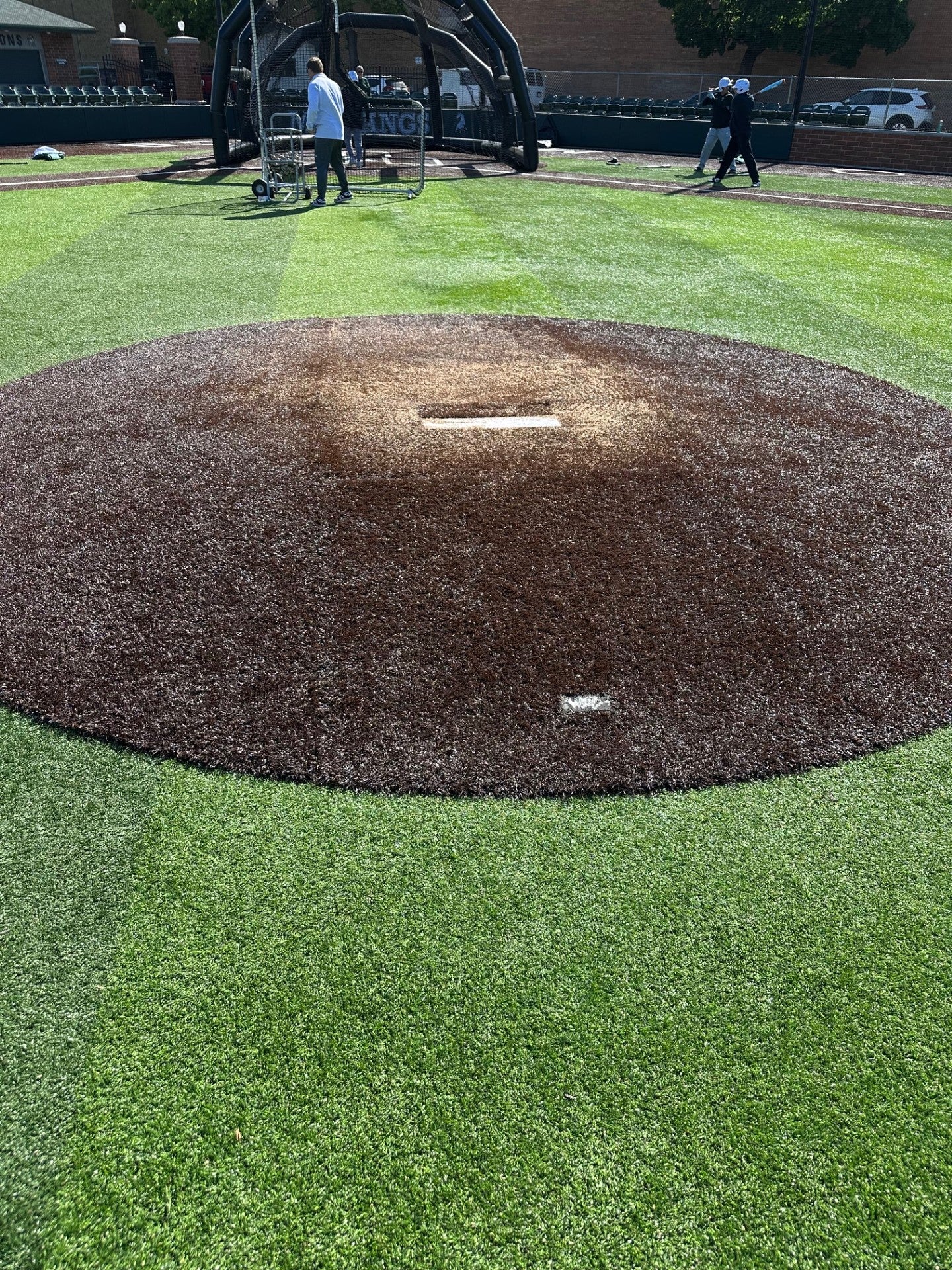 Baseball Field With Perfect Mound 