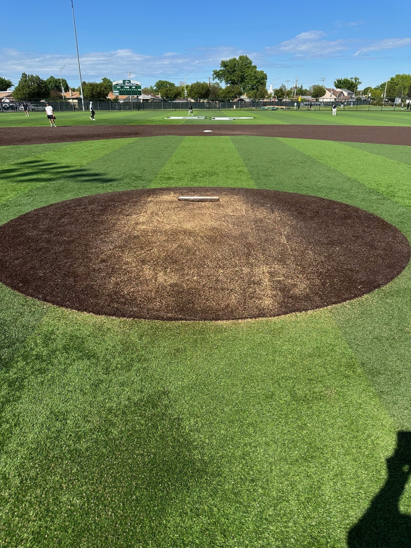 Baseball Field With Perfect Mound 