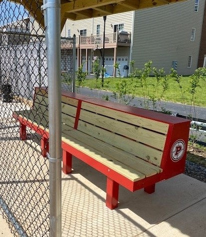 Baseball dugout bench | Softball dugout bench