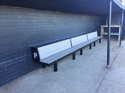 Plano East Baseball dugout bench | Softball dugout bench
