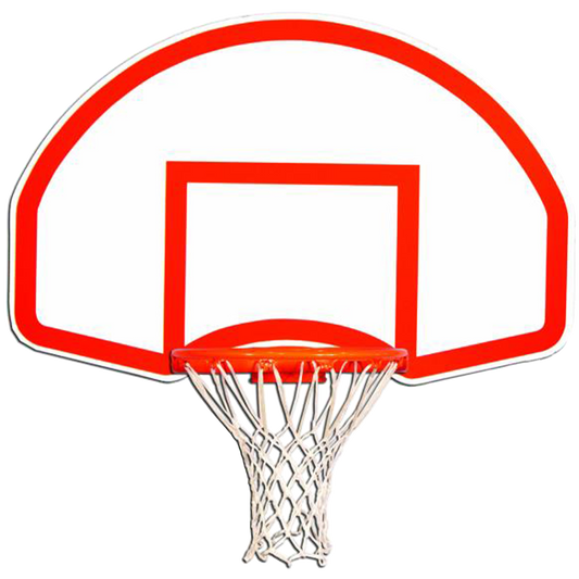 Rear-Mount Fan-Shaped Steel Backboards