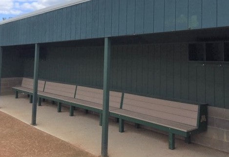 Baseball dugout bench | Softball dugout bench