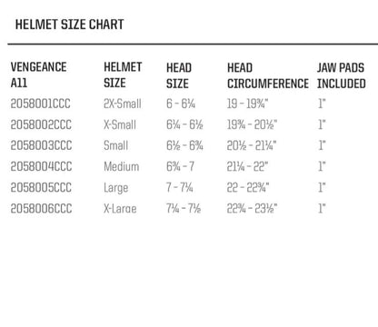 Schutt Youth Vengeance A11 2.0 Helmet