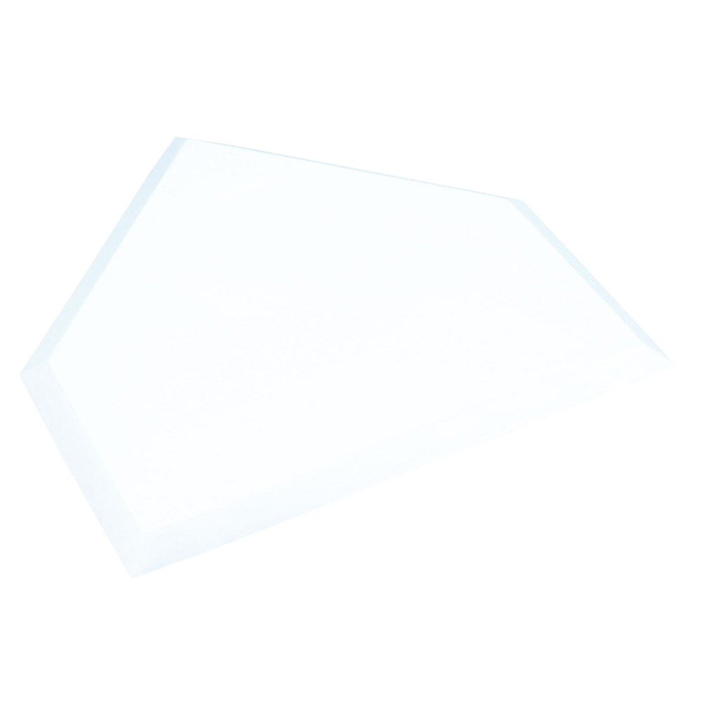 Top view of the Advanced Throw Down Waffle Bottom Home Plate