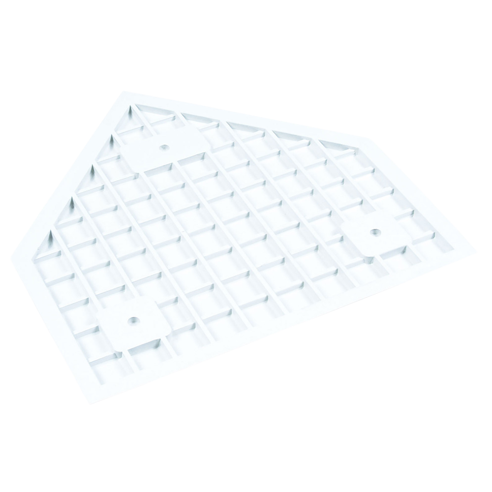 Bottom view of the Advanced Throw Down Waffle Bottom Home Plate