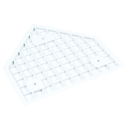Bottom view of the Advanced Throw Down Waffle Bottom Home Plate