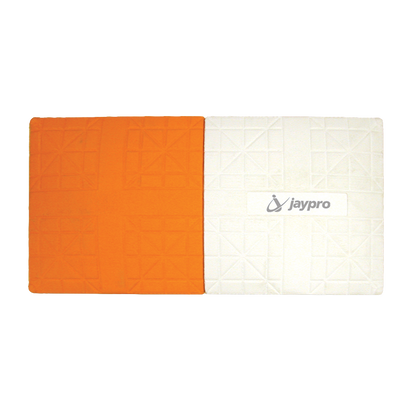 Orange and white double first base flex style