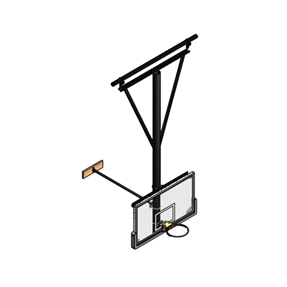 Single Post Ceiling Hung Backstops