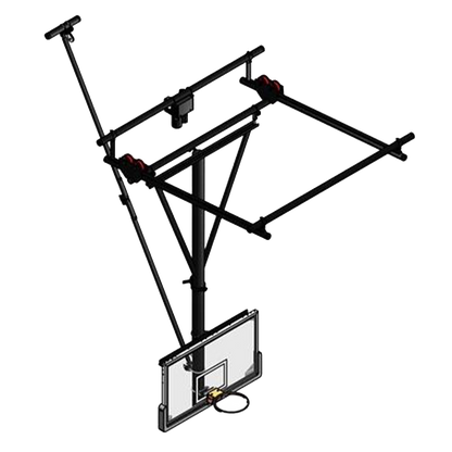 Single Post Ceiling Hung Backstops