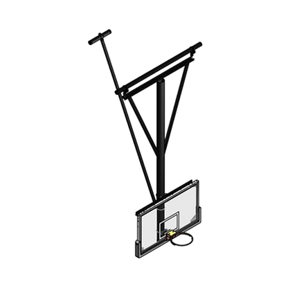 Single Post Ceiling Hung Backstops