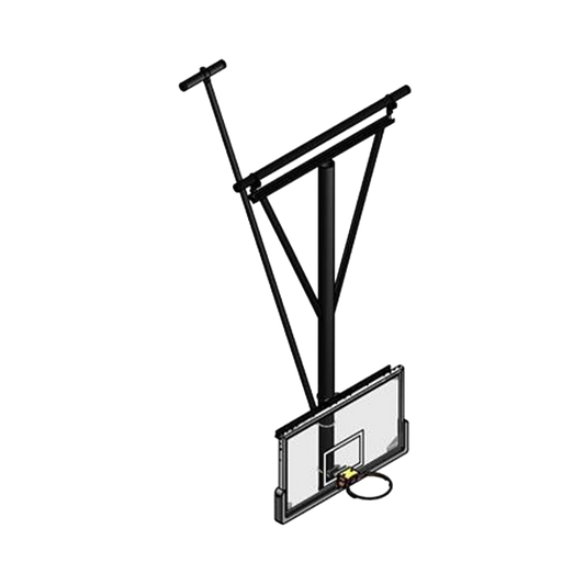 Single Post Ceiling Hung Backstops