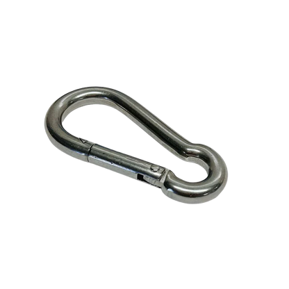 A silver snaphook