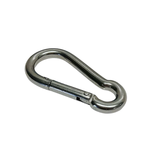 A silver snaphook
