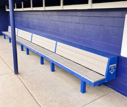 Nevada Sparks Baseball dugout bench | Softball dugout bench
