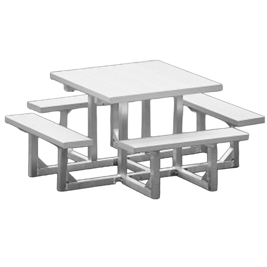 Deluxe Aluminum Square Table