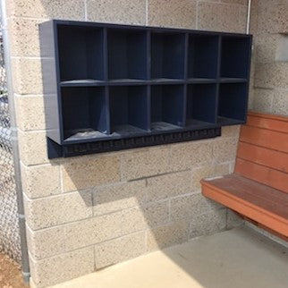 Dugout Helmet/Bat Combo Rack