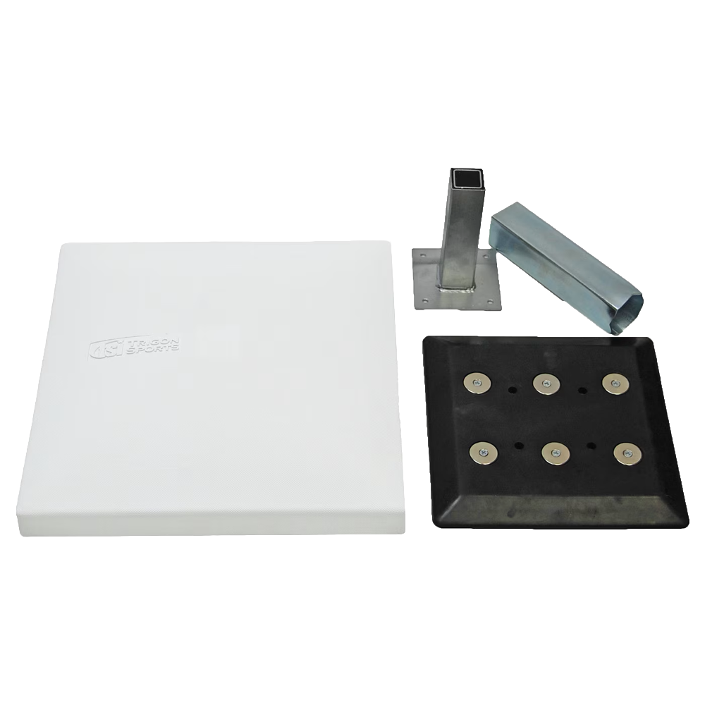 A Trigon Sports base and accessories