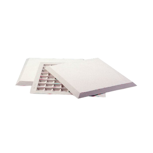Three stacked Trigon Waffle Bottom bases