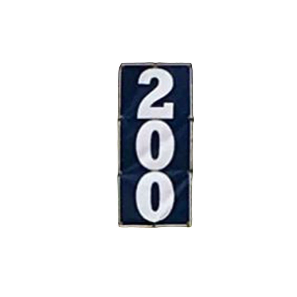 Vertical OF Distance Signs- VINYL