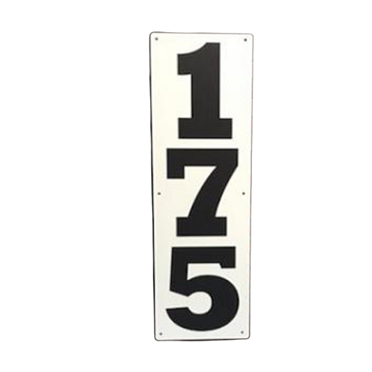 Vertical OF Distance Signs - METAL