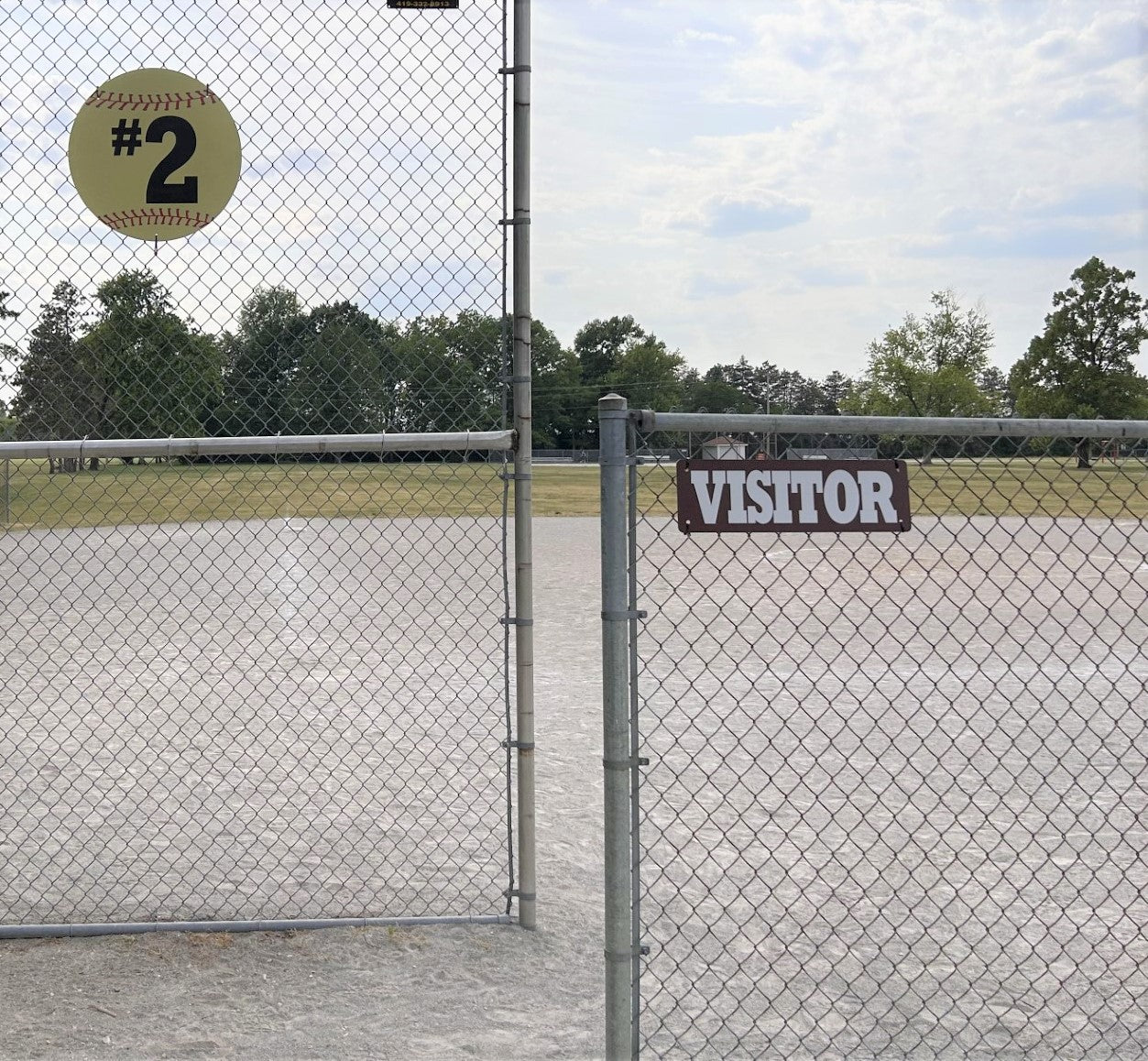 Dugout Header - Home & Visitors
