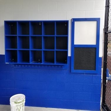 helmet bat combo for dugouts