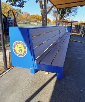 Baseball dugout bench | Softball dugout bench
