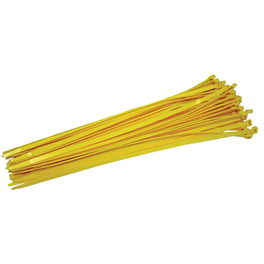 Yellow Poly-Cap 19" Ties
