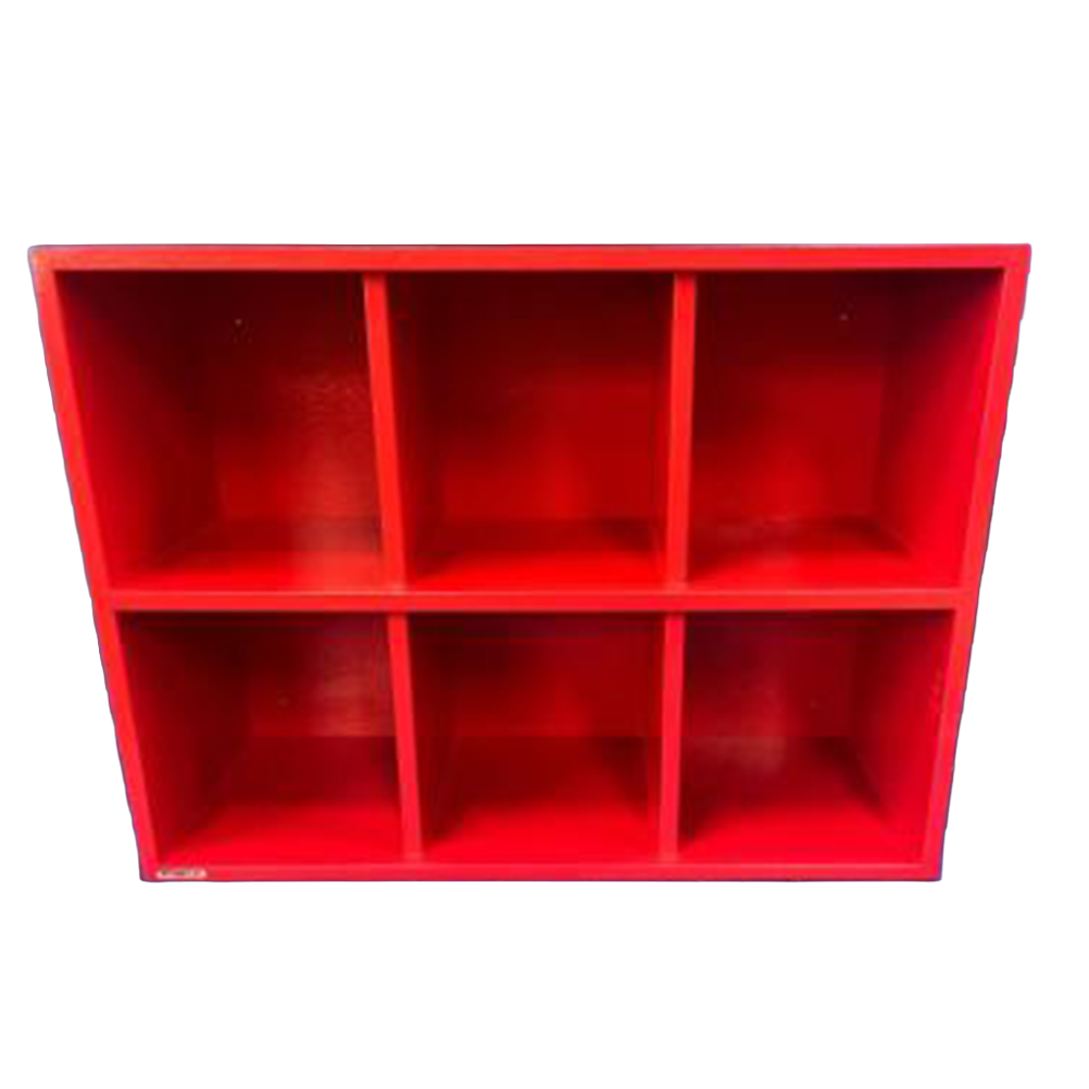6 Helmet Cubby Rack