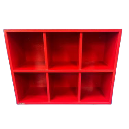 6 Helmet Cubby Rack