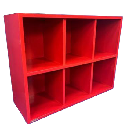 6 Helmet Cubby Rack