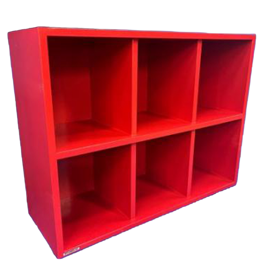 6 Helmet Cubby Rack