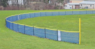 Temporary Outfield Fence
